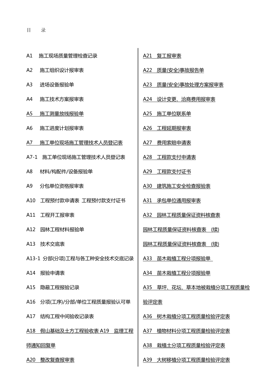 (园林工程)全套园林内业表格精编.doc_第2页