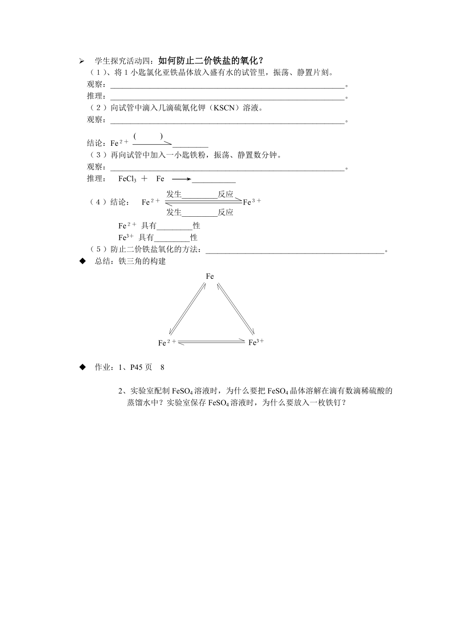 铁的化合物教师教案.doc_第3页