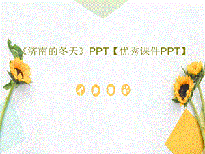 《济南的冬天》PPT优秀课件.ppt