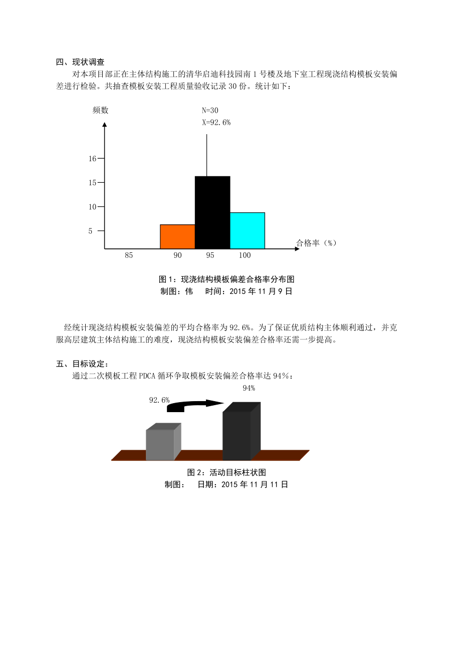 QC成果报告：提高现浇结构模板安装合格率.doc_第3页