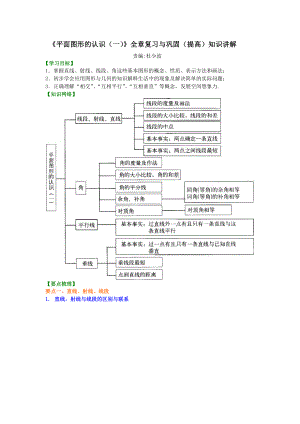 《平面图形的认识(一)》全章复习与巩固(提高)知识讲解.doc