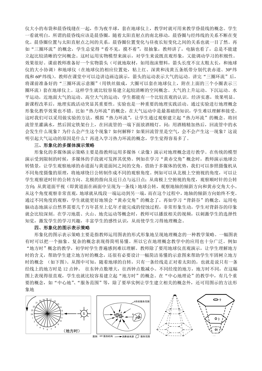 高中论文：促进地理概念形成的形象化教学策略初探.doc_第2页