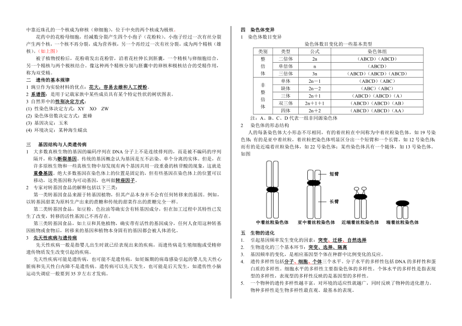 中图版高中生物教材知识点补充.doc_第2页