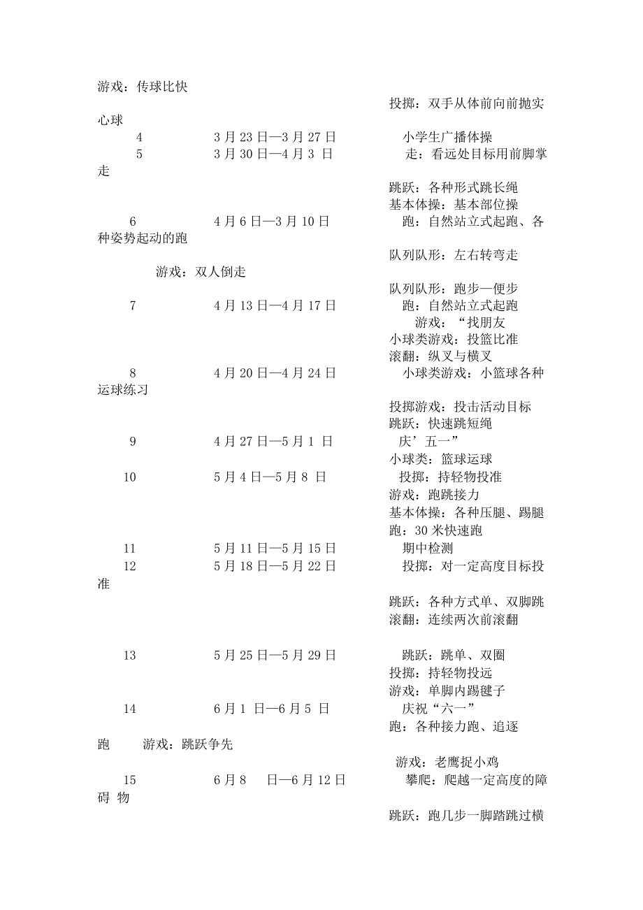 二年级体育下册教案新部编本.doc_第3页