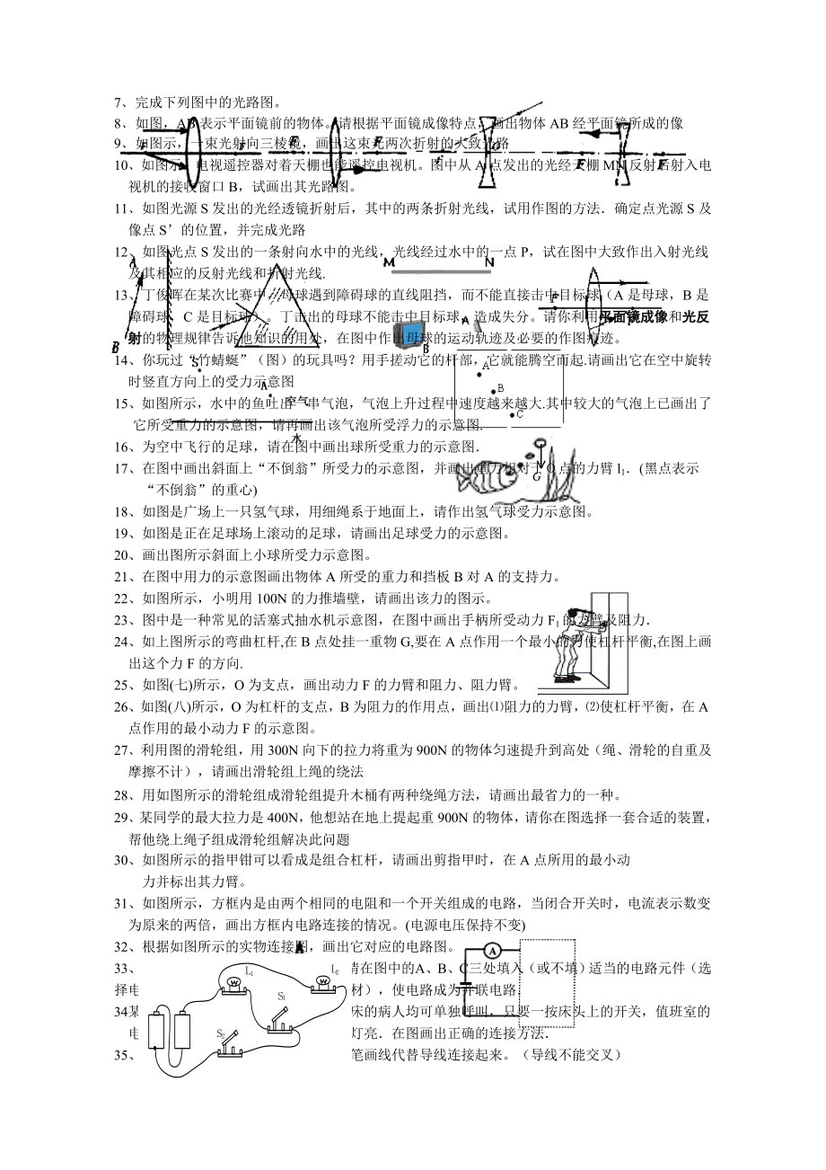 人教版初中物理中考重点题目.docx_第3页