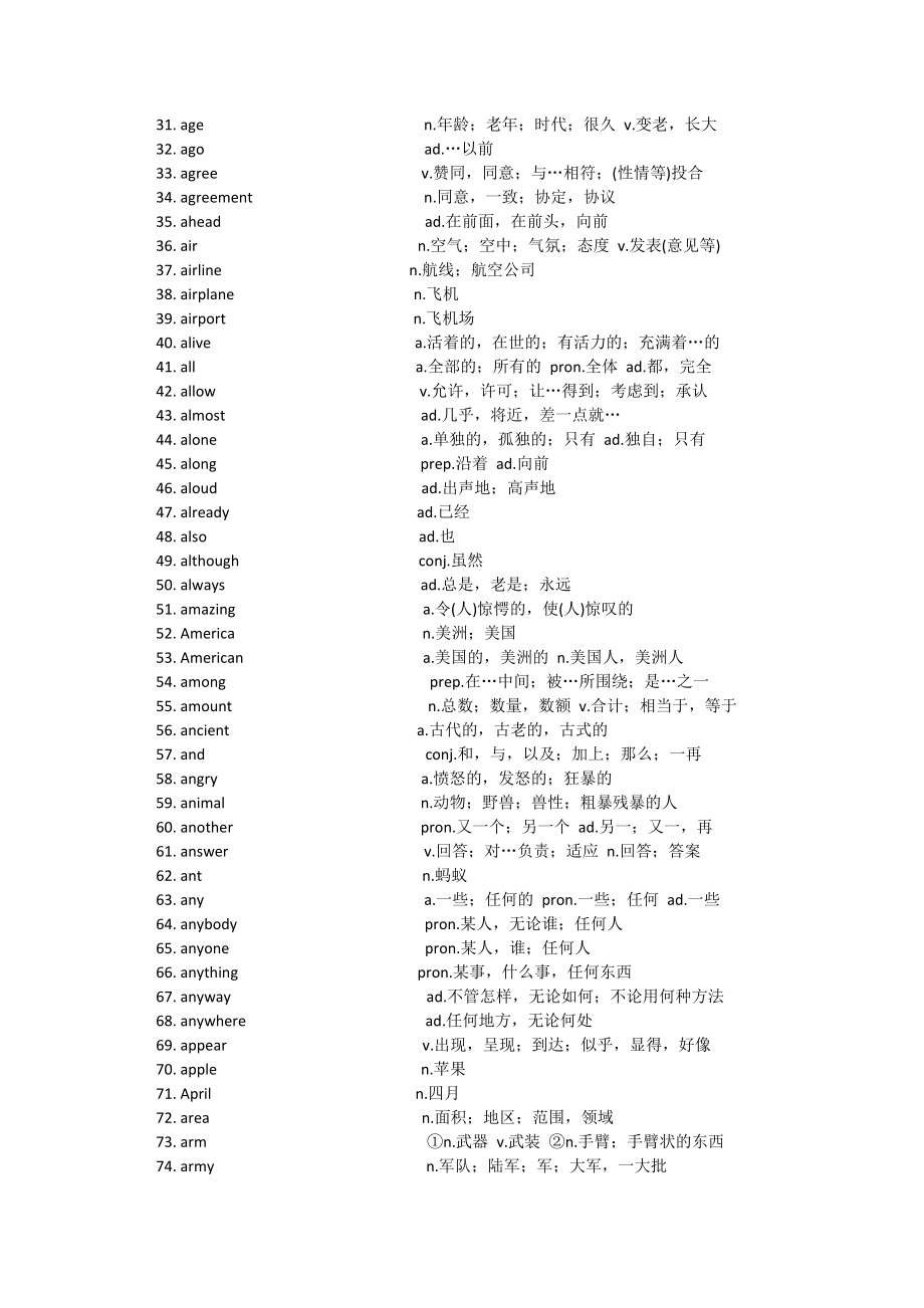 中考大纲词汇精编版.doc_第2页