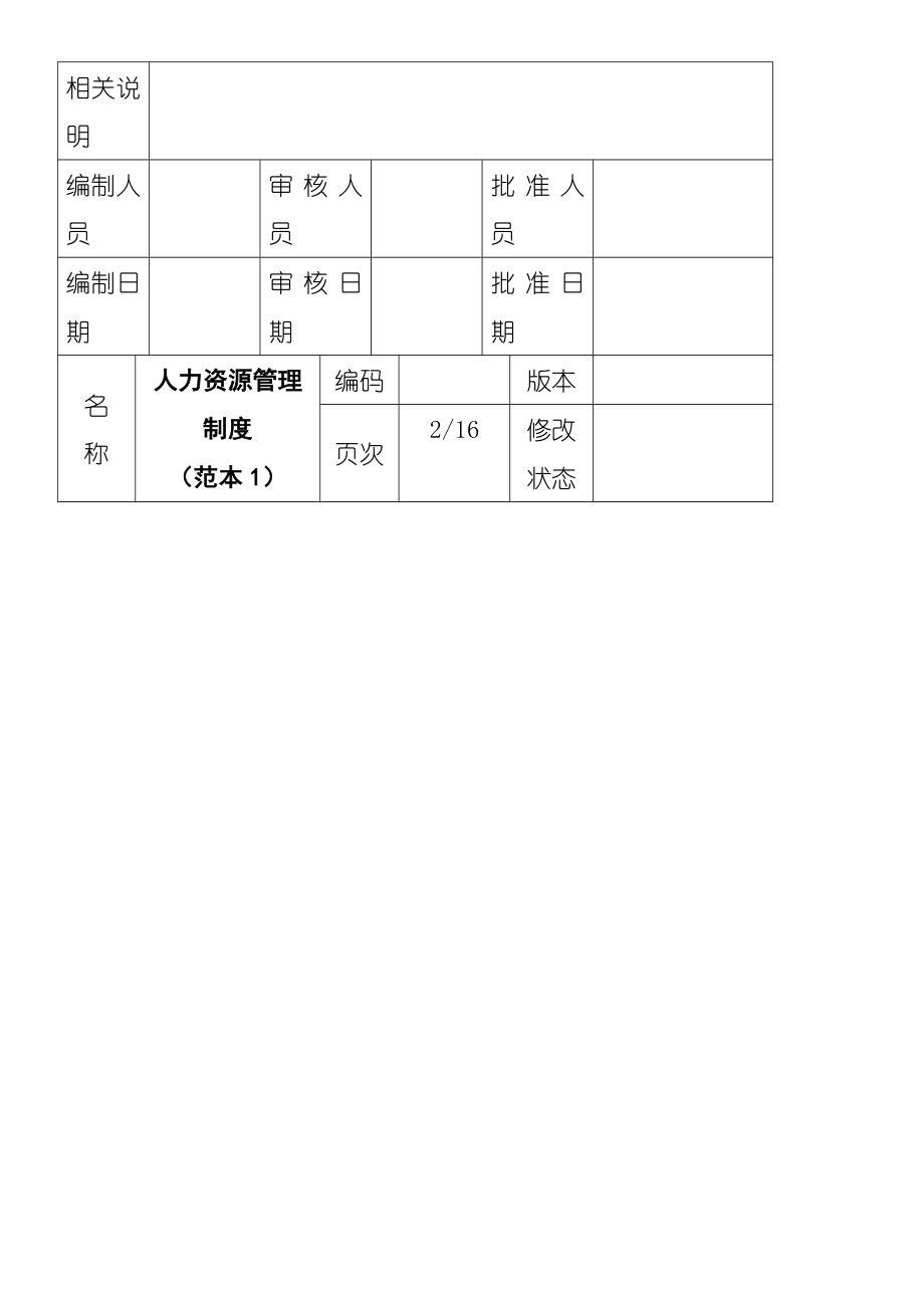 人力资源管理制度守则范例.doc_第3页