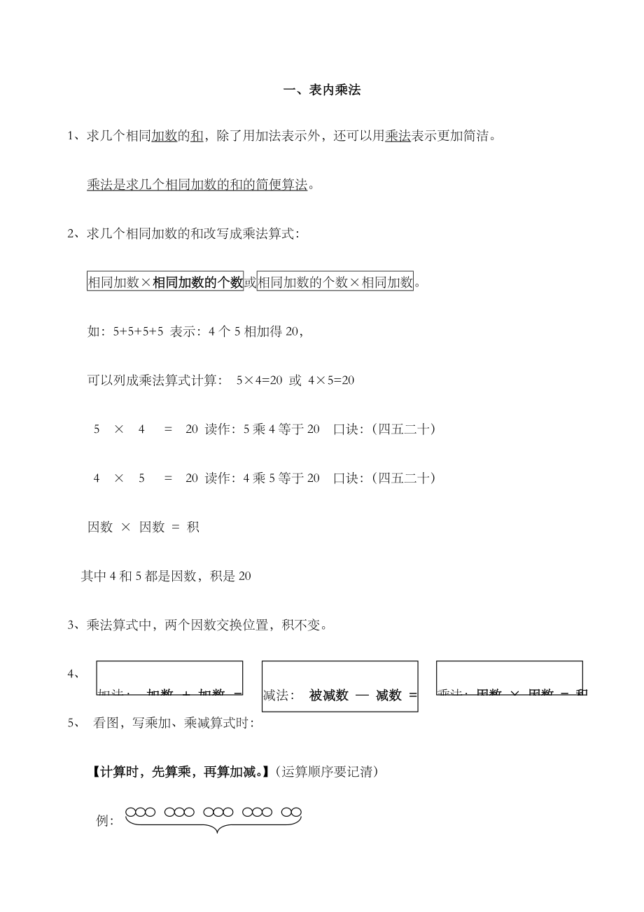 二年级数学上册知识点整理.docx_第2页