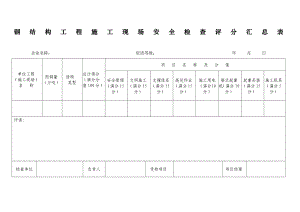 中建钢结构工程安全检查标准.doc