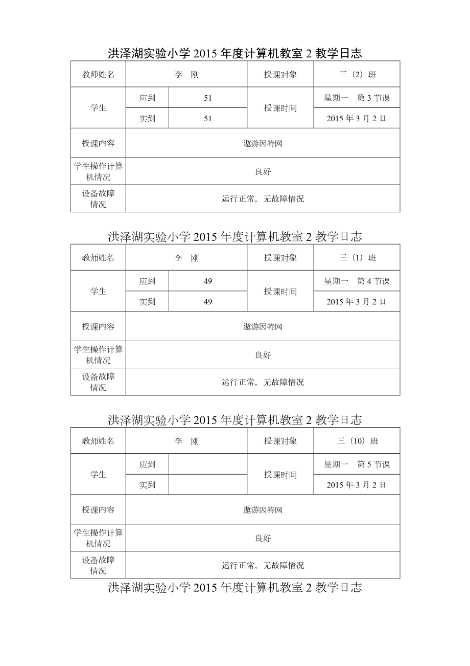 中小学信息技术课教学记录与日志.doc_第1页