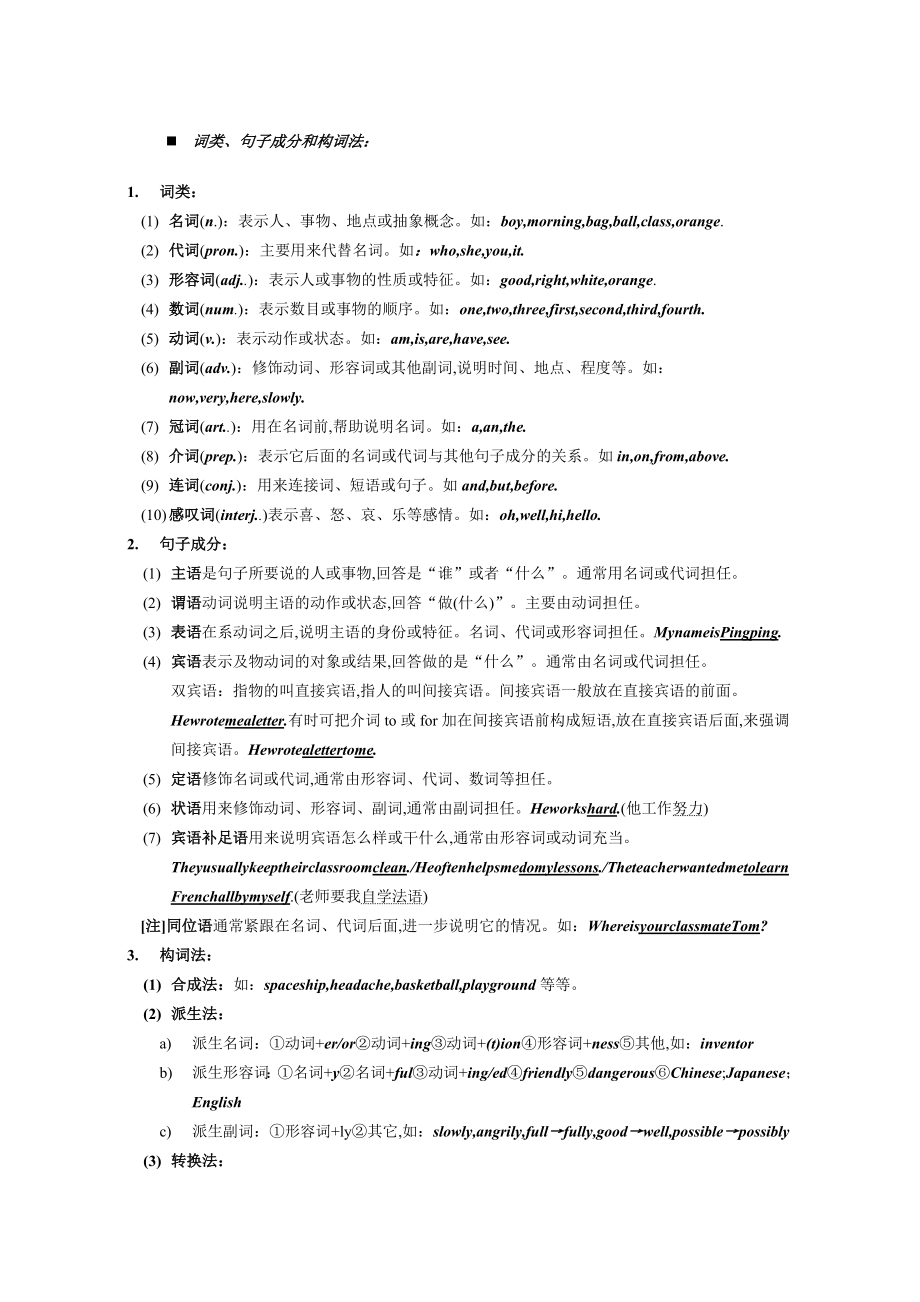 人教版初中英语语法总结.docx_第1页