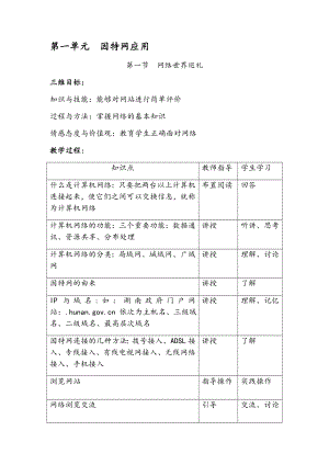 信息技术七年级下册教案全集.doc