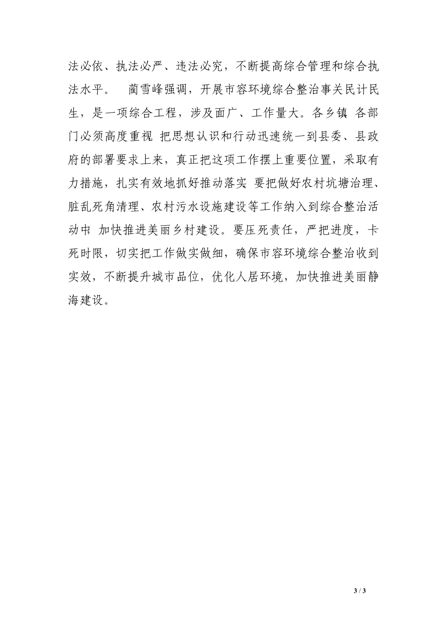 乡镇市容环境综合整治工作会议简报范文.doc_第3页