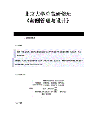 总裁研修班《薪酬管理与设计》.doc