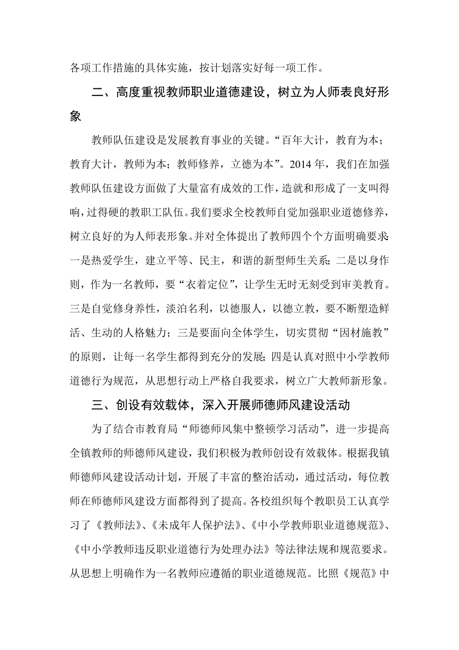 上半师德建设工作总结.doc_第2页