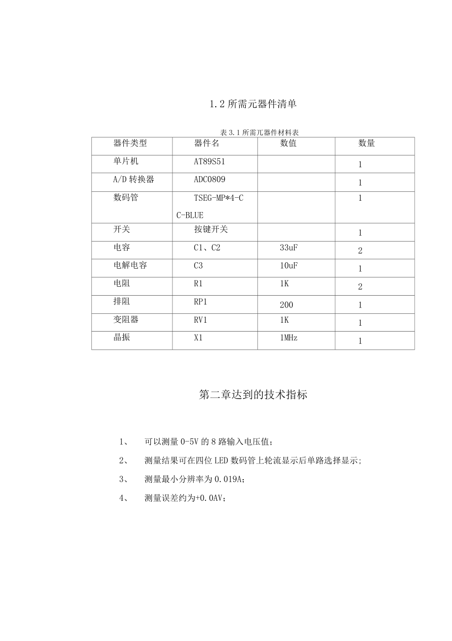 直流数字电流表的设计.docx_第2页