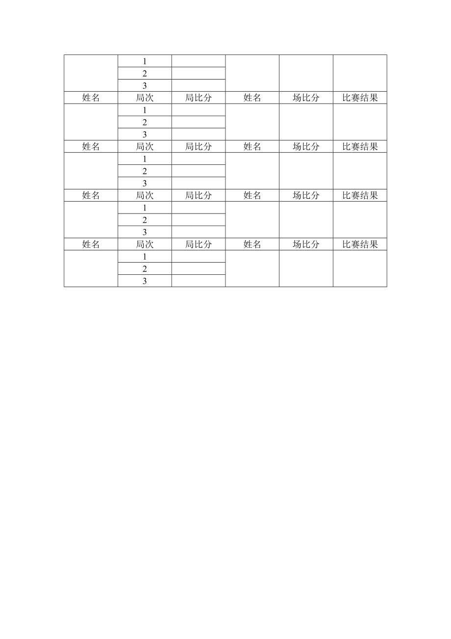 乒乓球比赛单打计分表[新版].doc_第3页