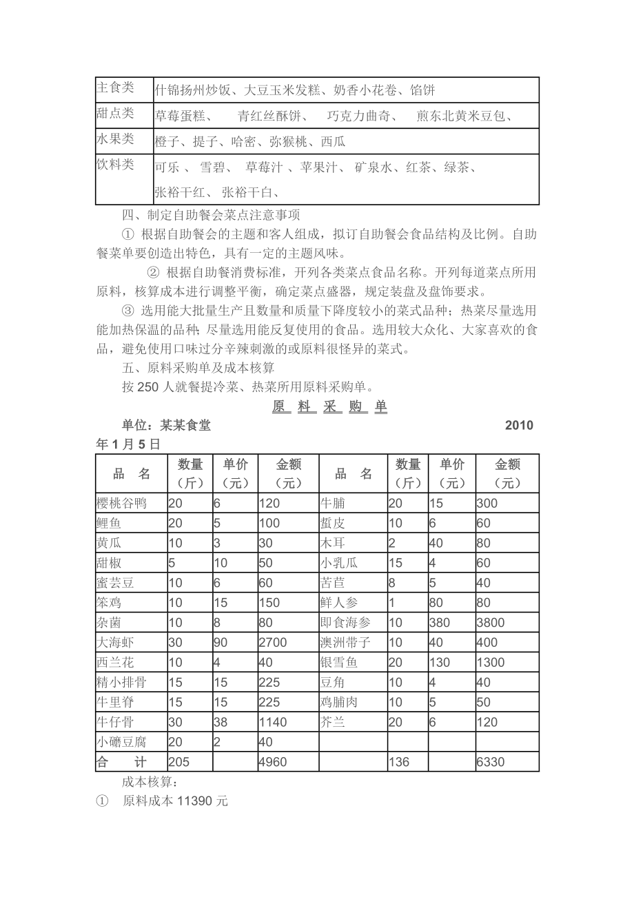 会议自助餐午餐策划方案.doc_第2页