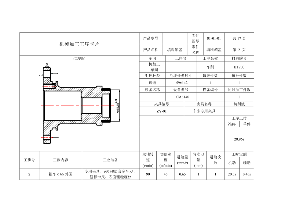 机械加工工艺设计过程卡片.doc_第3页