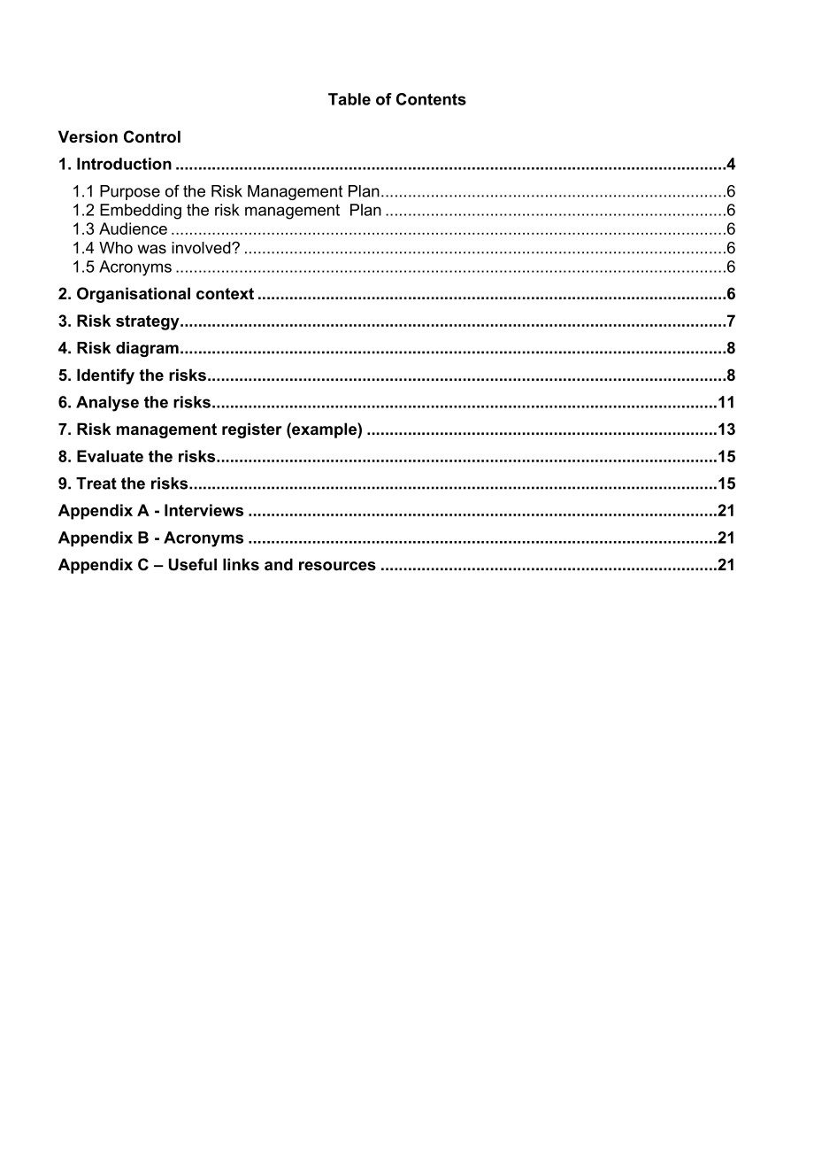 Risk Management Plan Template CHFACommunity …：风险管理计划模板 CHFA社区… .doc_第3页