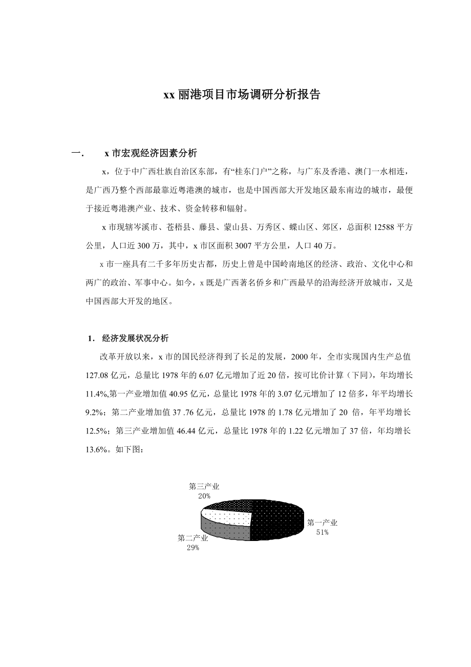 丽港商城市场调研分析报告.doc_第1页