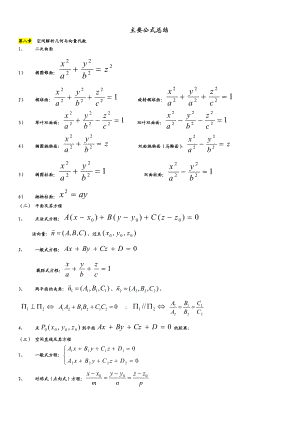 关于高等数学(下)知识点总结归纳.doc