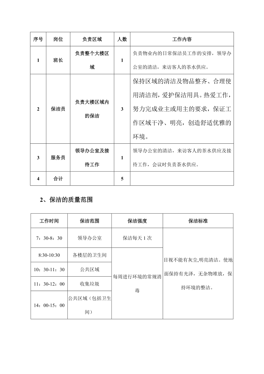 A包中山市政协办公大楼保洁方案.doc_第3页