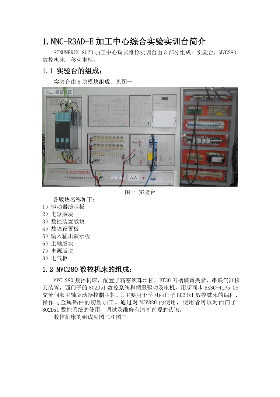 数控连接与调试实训说明书.doc_第3页