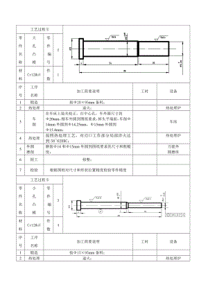 模具设计与制造工艺卡片.doc