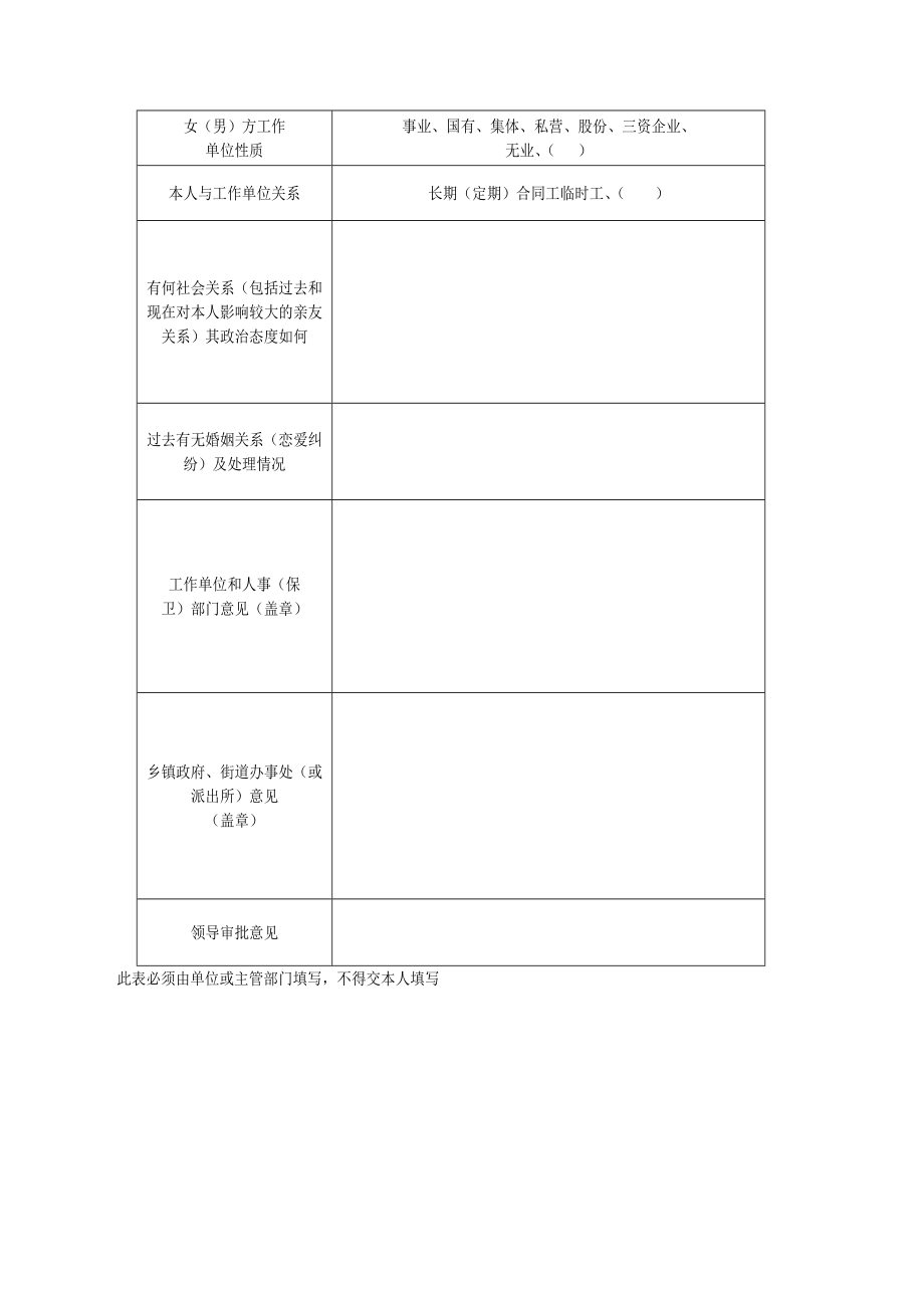 最新的军人结婚函调表模板.doc_第2页