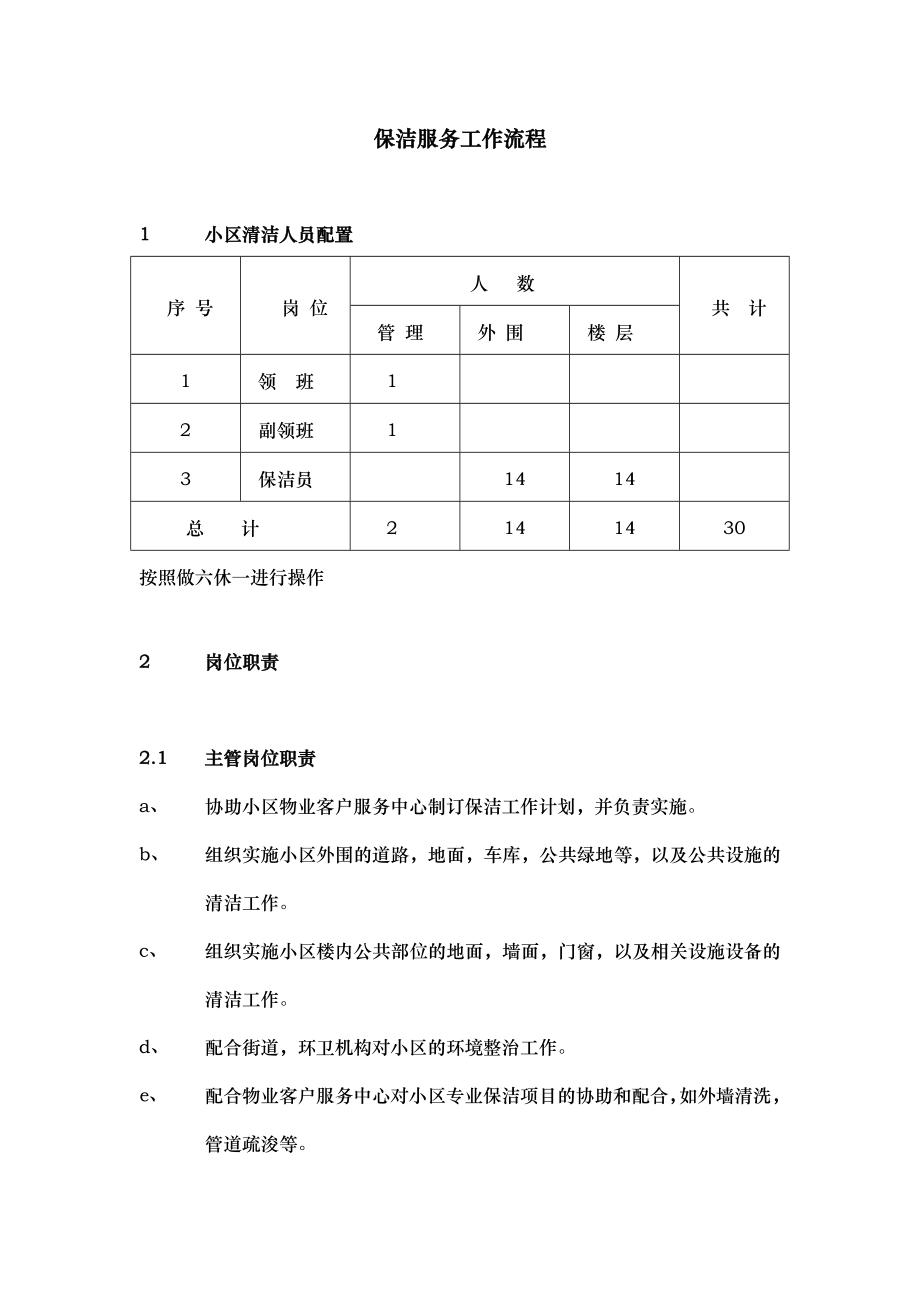 保洁服务工作流程图.doc_第1页