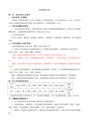 汽车冲压工艺设计.doc