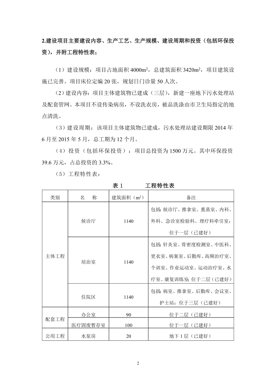 环境影响评价报告全本公示石家庄市残疾人联合会石家庄市按摩医院项目4685.doc_第2页