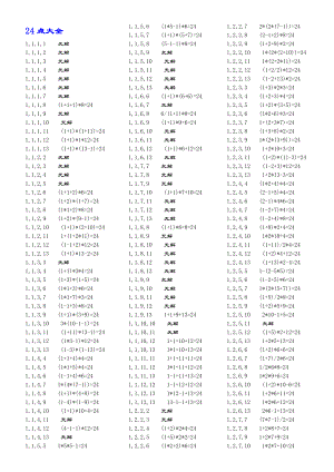 全面地二十四点大全.doc