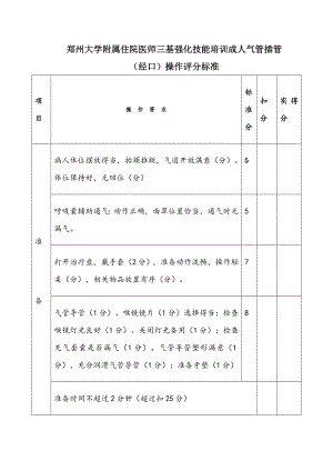 三基三严技能考试评分细则.doc