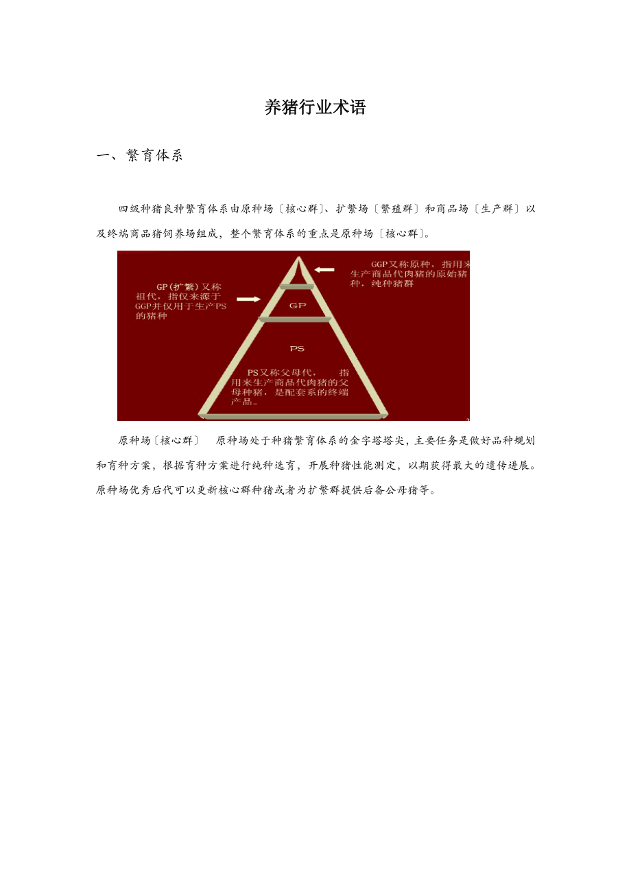 养猪繁育体系及评价指标.doc_第1页