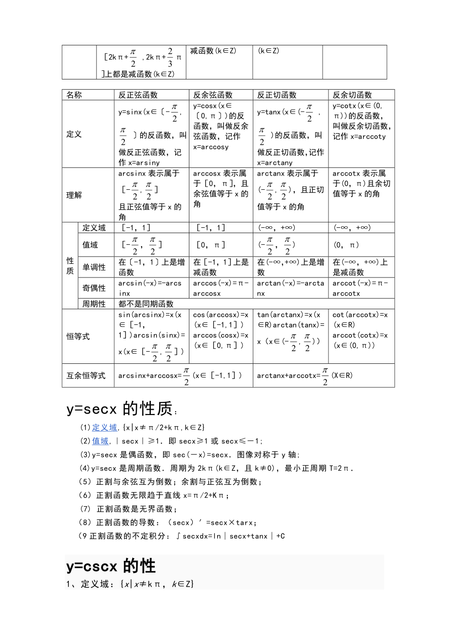 六种三角函数性质.doc_第3页