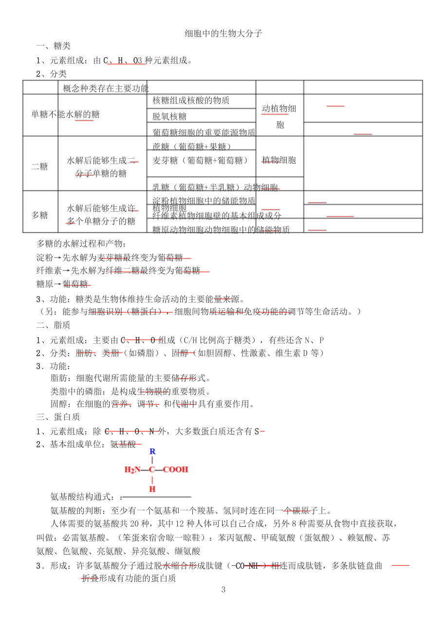 上海生物知识点整理第一册-打印版.doc_第3页
