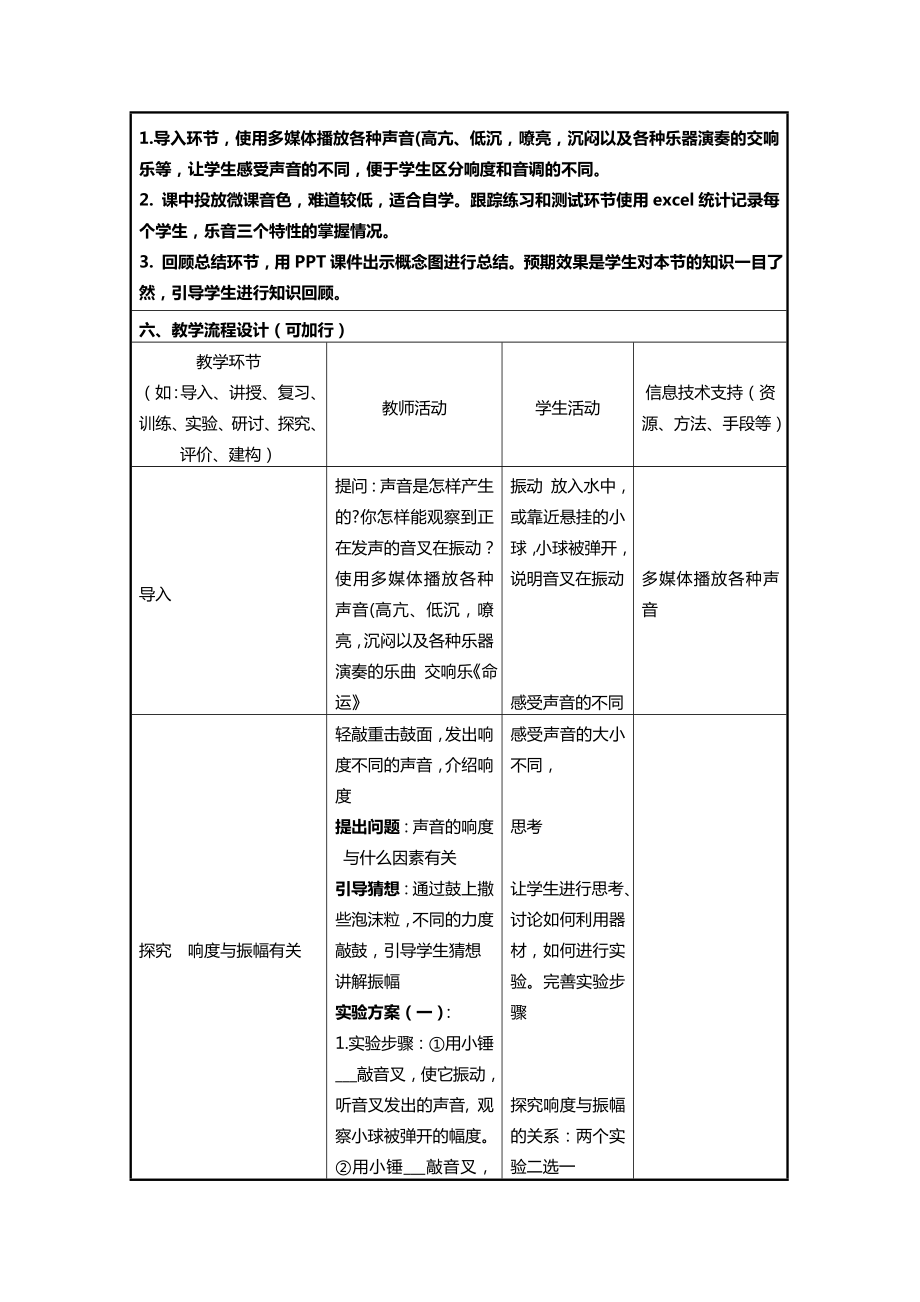 信息化教学设计新部编版方案作业—声音特性.doc_第3页