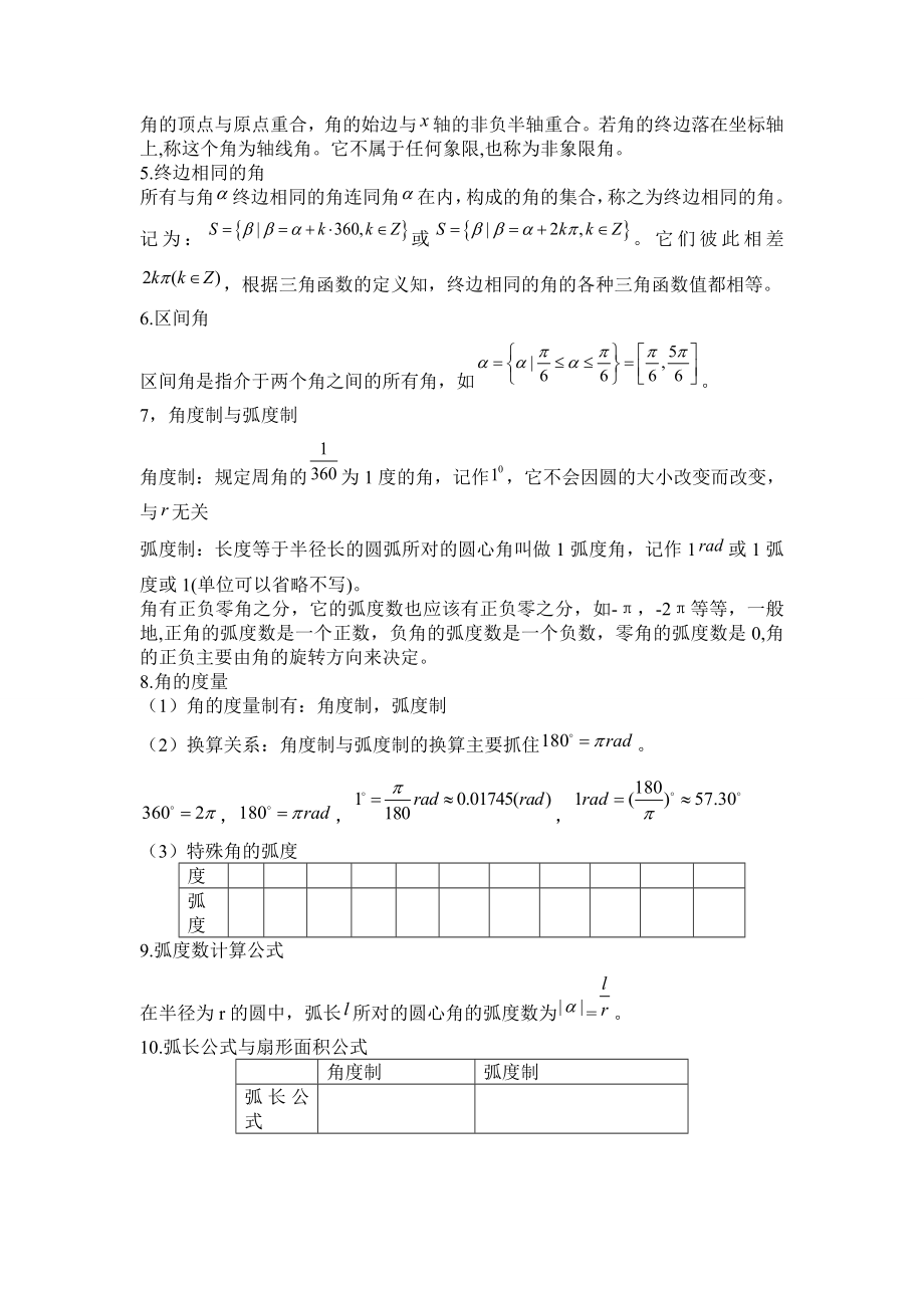 三角函数基本概念和表示.docx_第2页