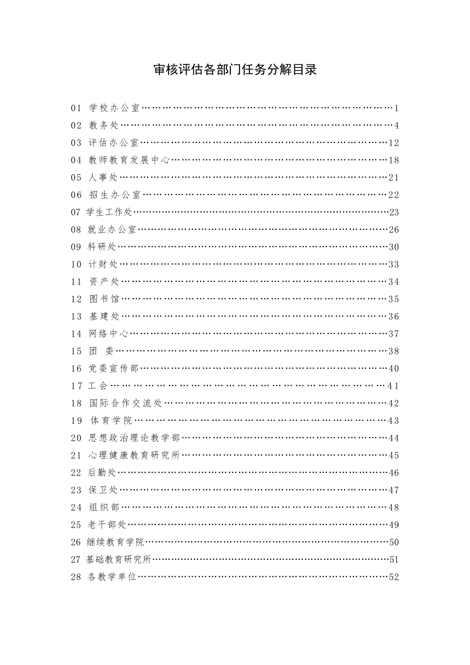 本科教学审核评估工作各部门任务书.doc_第2页