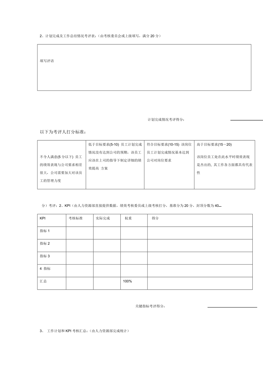 中高层管理者年度绩效考核量表.doc_第2页