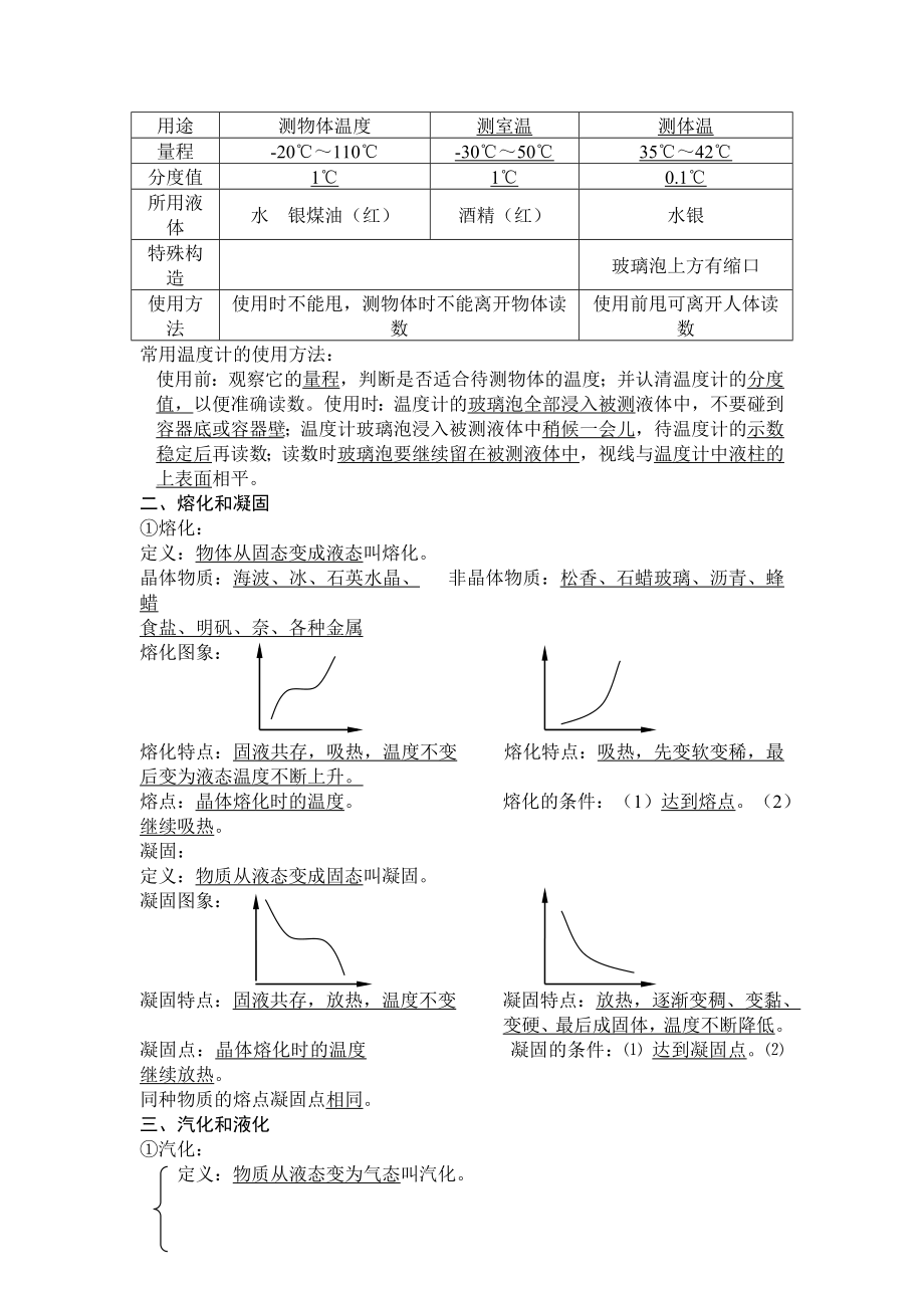 人教版八年级上册物理复习资料--知识点总结.doc_第3页