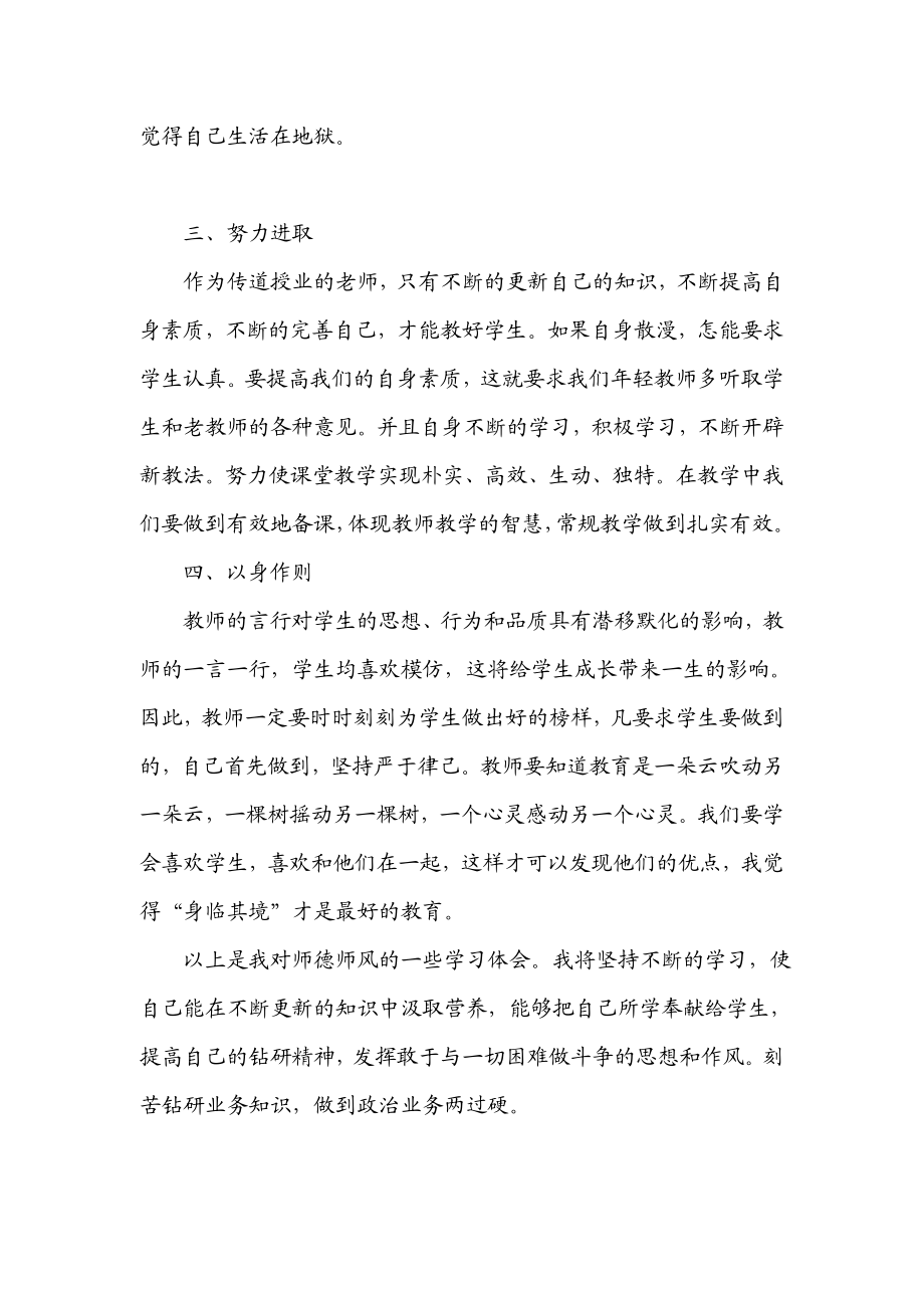 师德师风建设心得心得体会.doc_第2页