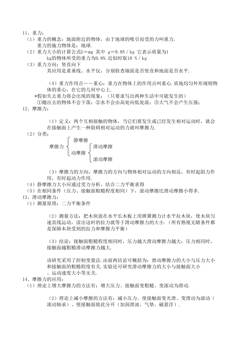 八年级下册物理知识点.doc_第2页