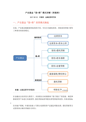 产业基金“股债”模式详解.doc