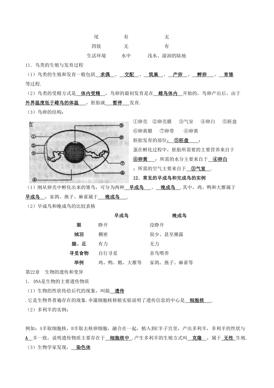 八年级生物下册中考复习知识点苏教版.doc_第3页