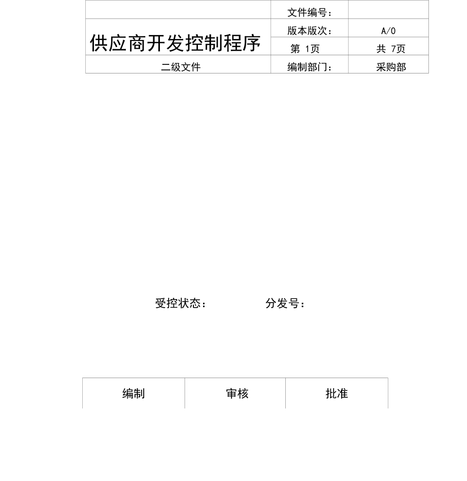 供应商开发控制程序.docx_第1页