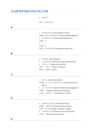 企业管理常用缩写术语中英文对照.doc