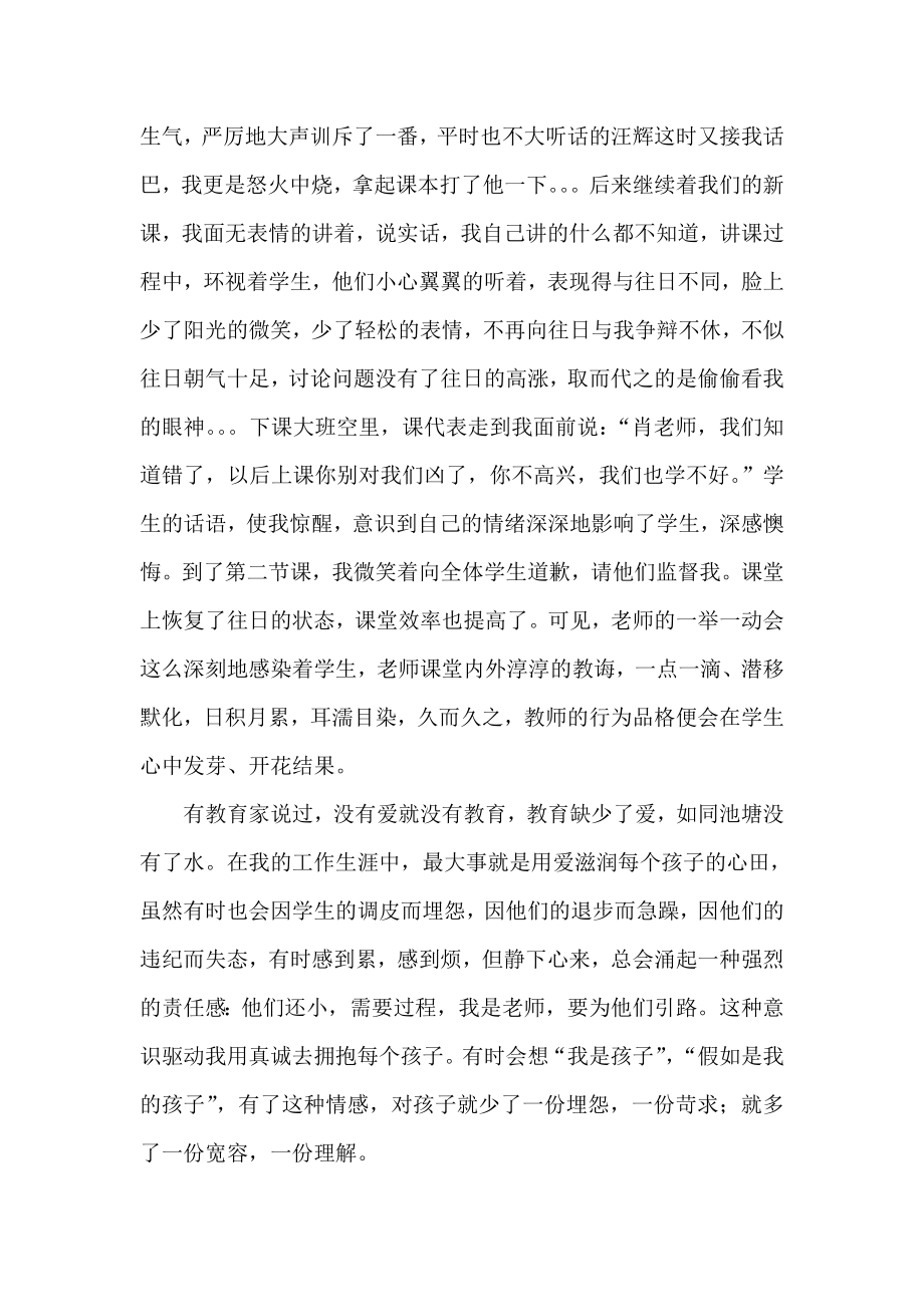 教师个人师德总结研讨会工作总结工作总结.doc_第2页